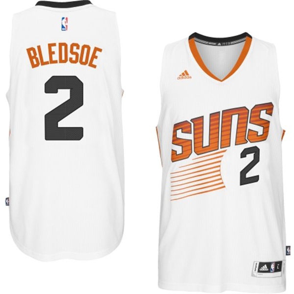 Men's  Suns #2 Eric Bledsoe 2014-15 New Swingman Home White Jersey